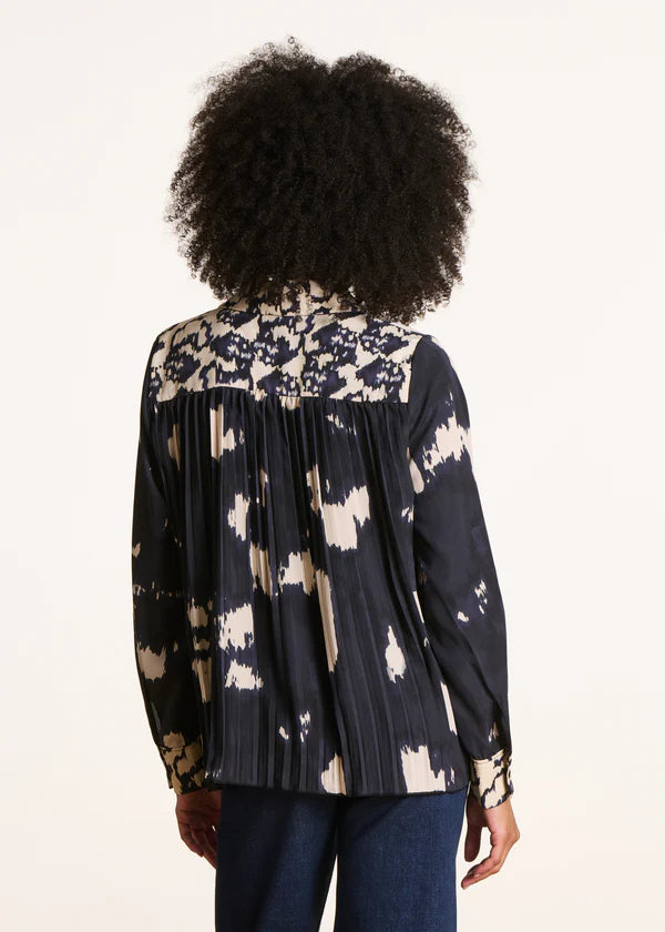 LA FEE MARABOUTEE NAVY BLOUSE