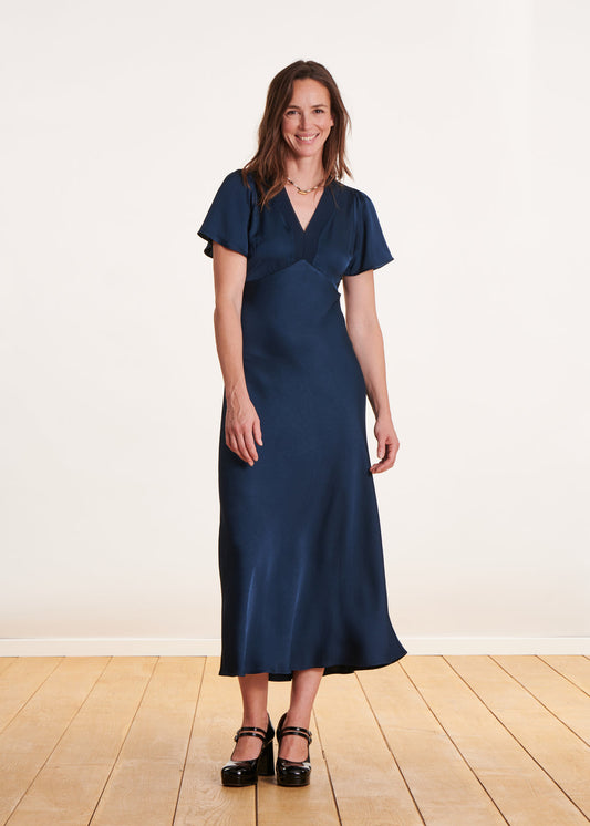La Fée Maraboutee satin dress