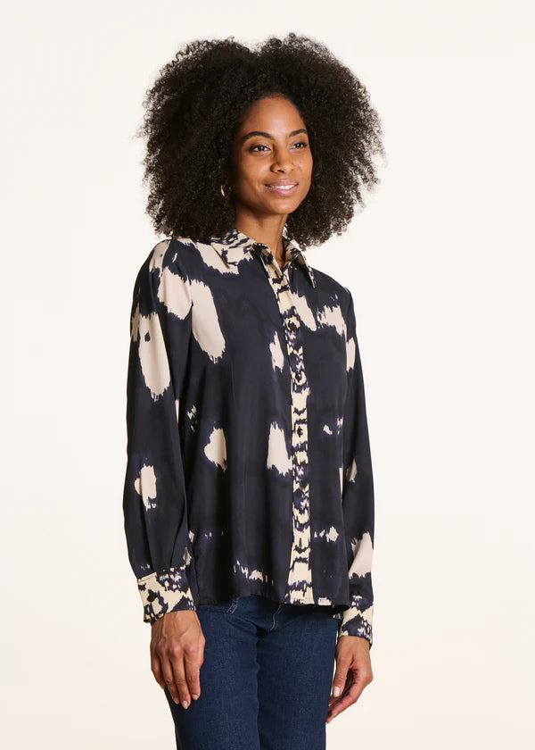 LA FEE MARABOUTEE NAVY BLOUSE