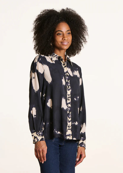 LA FEE MARABOUTEE NAVY BLOUSE