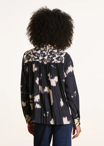 LA FEE MARABOUTEE NAVY BLOUSE