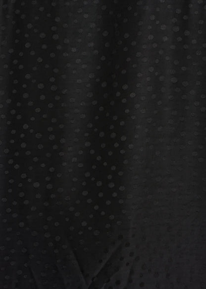 LA FEE MARABOUTEE LONG SLEEVED BLACK BLOUSE