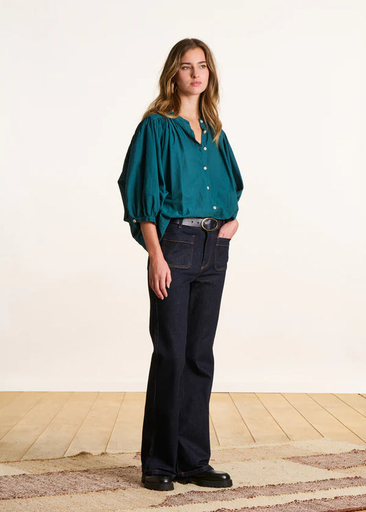 LA FEE MARABOUTEE RAW BOOTCUT JEANS