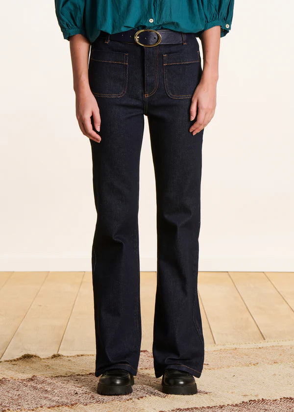 LA FEE MARABOUTEE RAW BOOTCUT JEANS