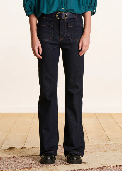 LA FEE MARABOUTEE RAW BOOTCUT JEANS