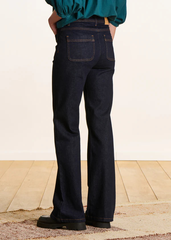 LA FEE MARABOUTEE RAW BOOTCUT JEANS