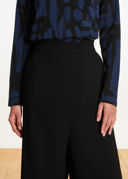 LA FEE MARABOUTEE WIDE LEG TROUSERS WITH HIGH WAIST