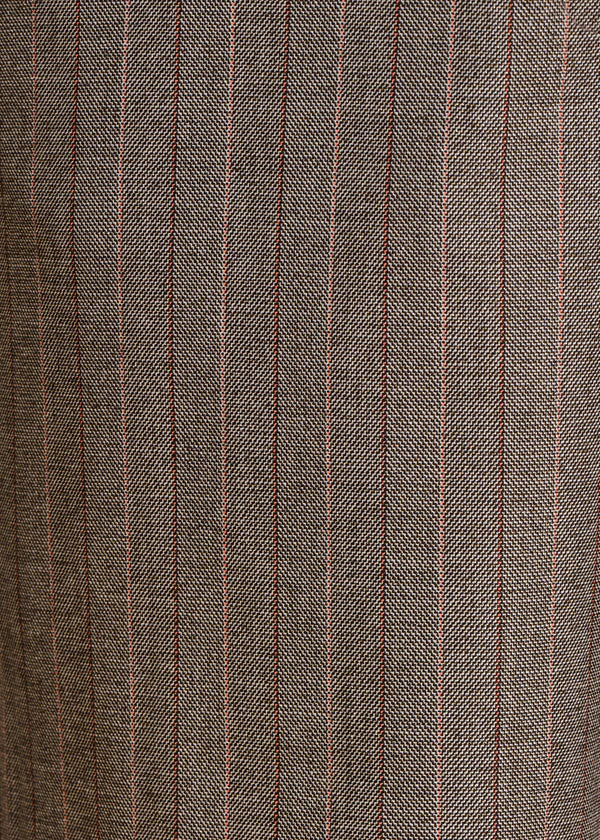 LA FEE MARABOUTEE STRIPED GREY TROUSERS