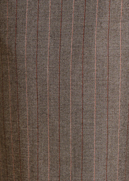 LA FEE MARABOUTEE STRIPED GREY TROUSERS