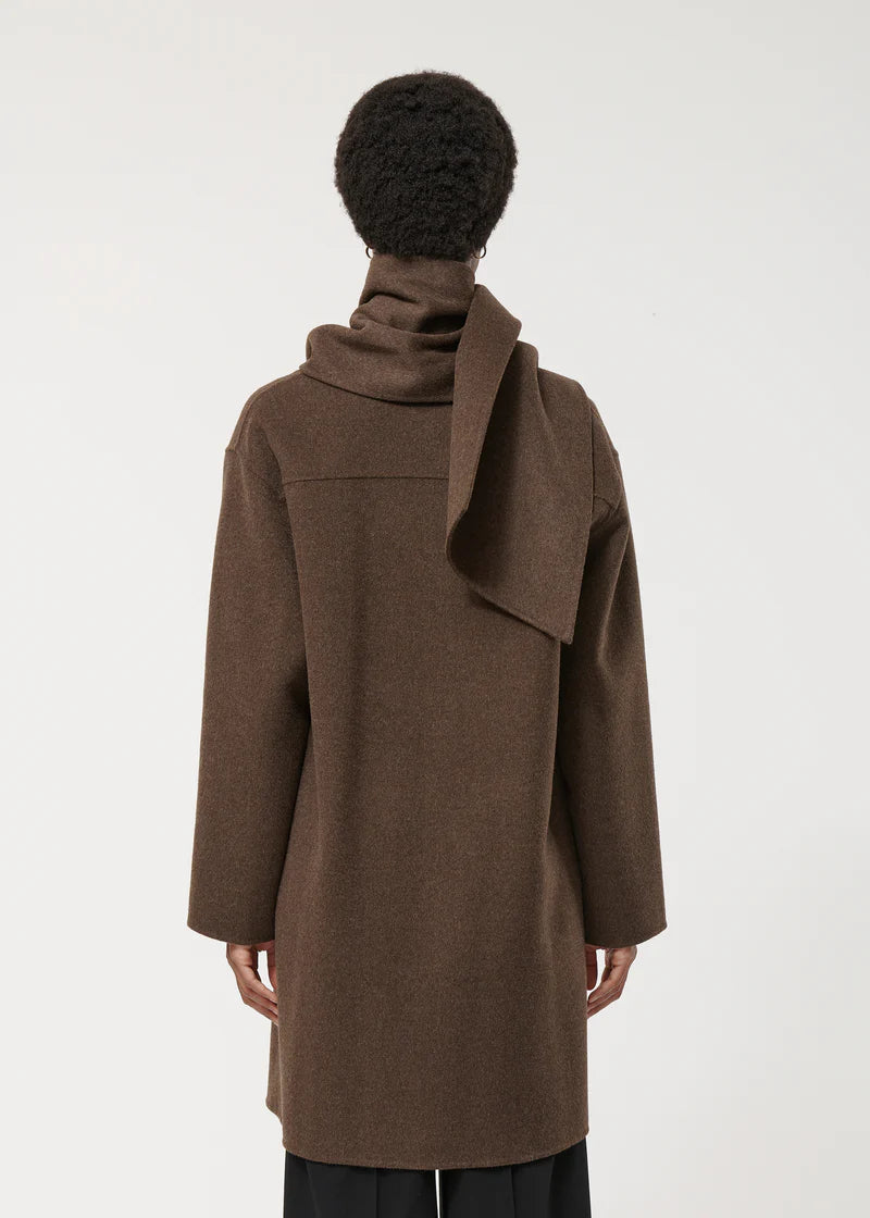HUMILITY OVERSIZED BROWN COAT
