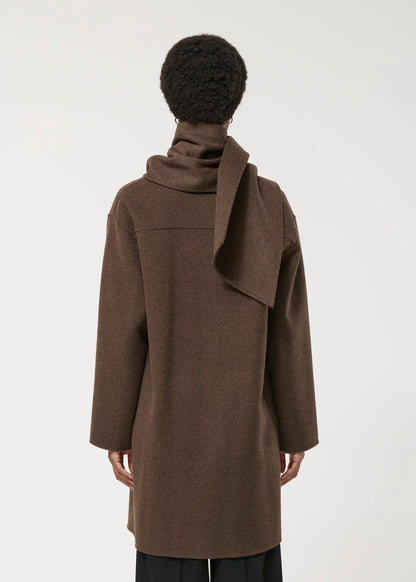 HUMILITY OVERSIZED BROWN COAT