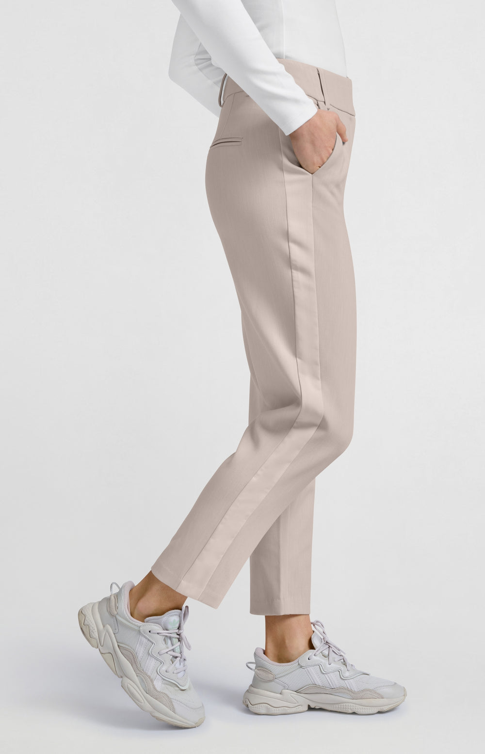 YAYA high waisted trousers with straight legs