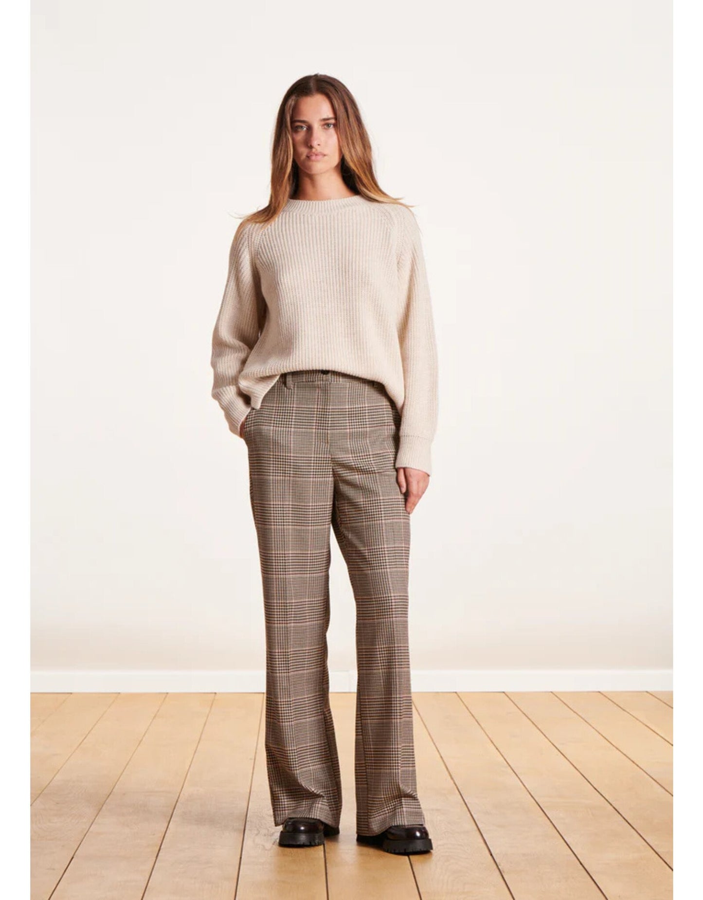 La Fée Marboutée plaid trousers