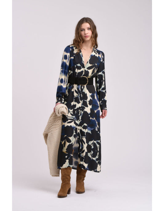 La Fée Marboutée Zivola long sleeve printed dress