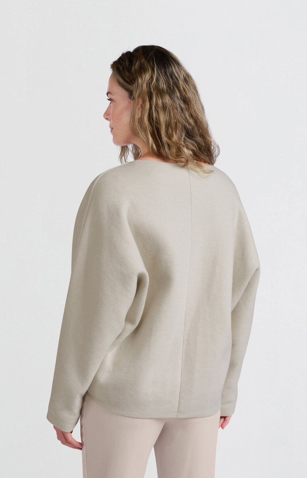 YAYA oversized sweater with v-neck