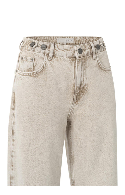 YAYA loose fit jeans with wide leg (L32)