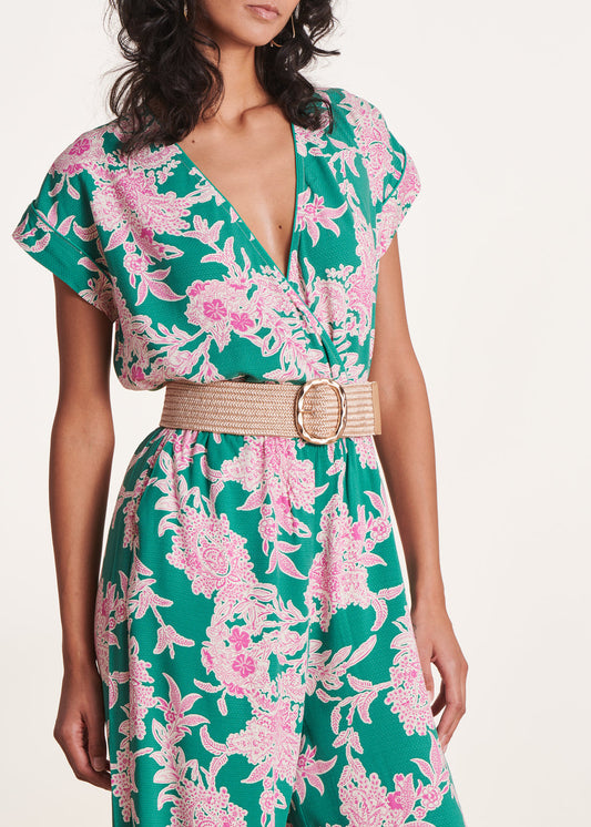 La Fée Maraboutée elasticated gold belt