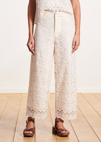La Fée Maraboutee high waisted Lace trousers