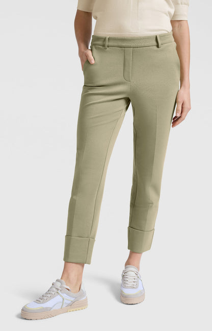 YAYA Jersey trousers with fixed hem