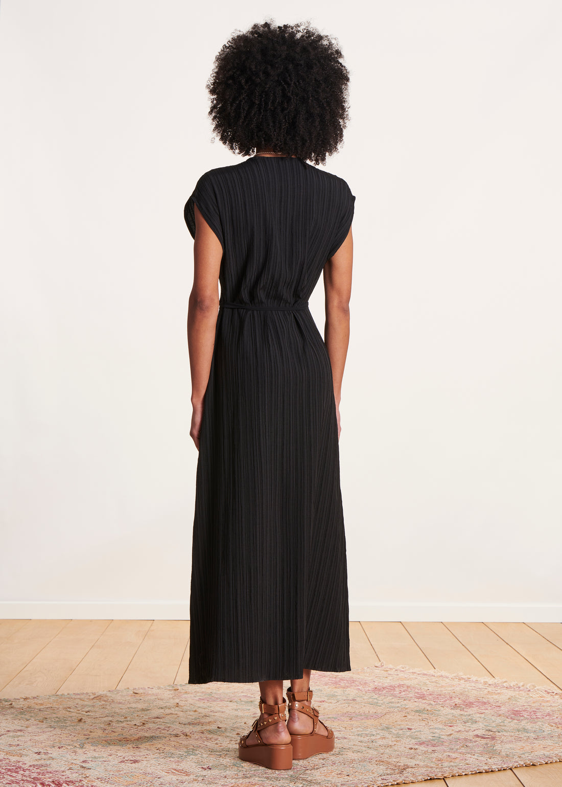La Fée Maraboutee black wrap dress