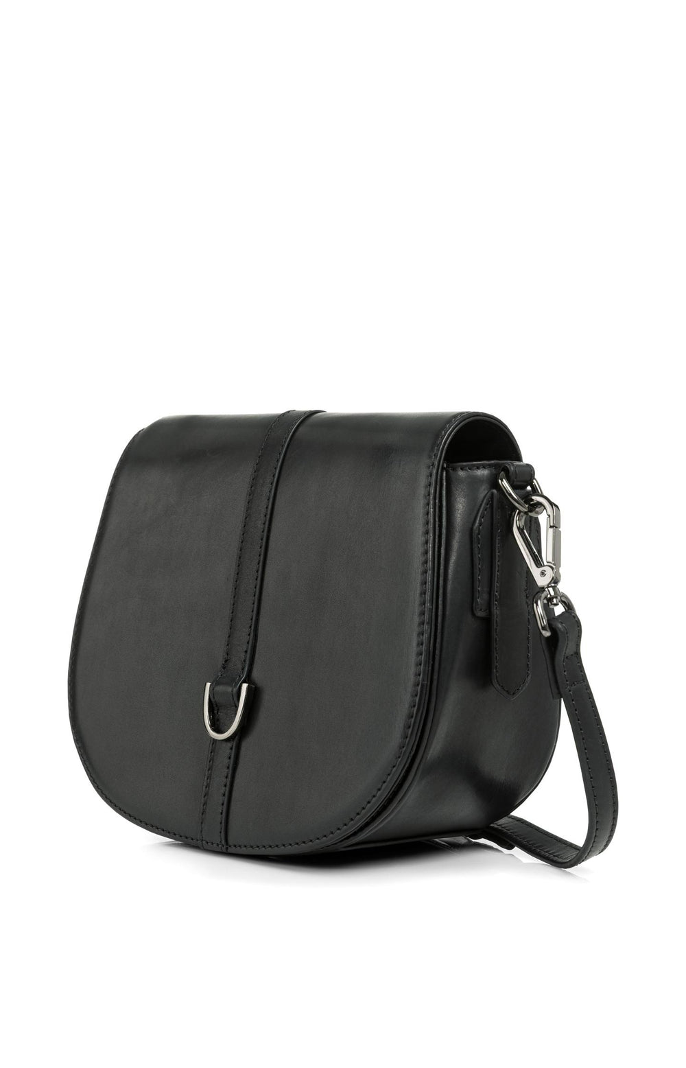 Yaya Leather saddle style handbag