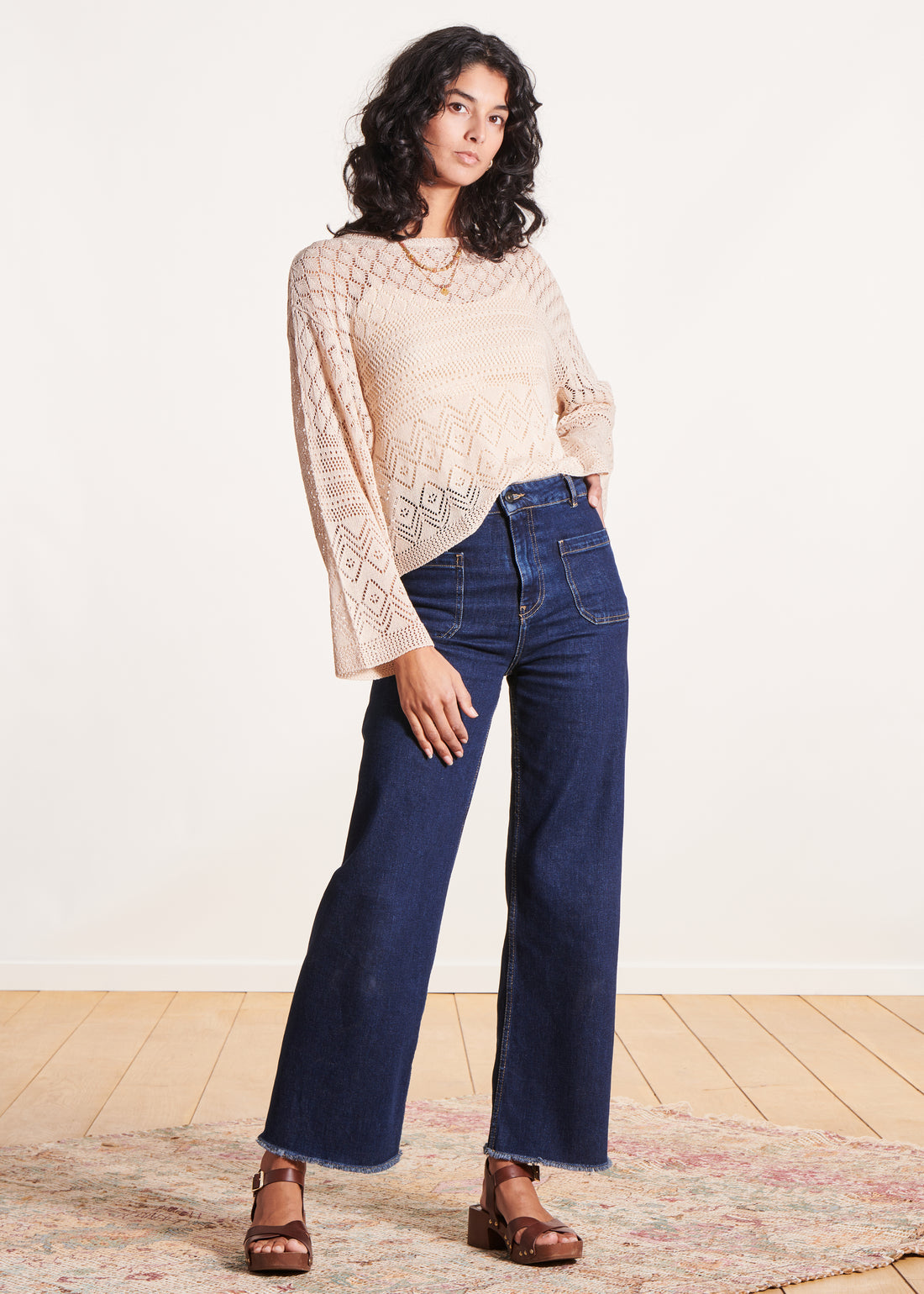 La Fée Maraboutée crochet knit jumper