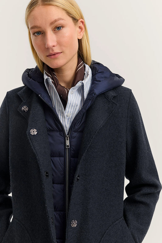 Bugatti navy 2in1 coat