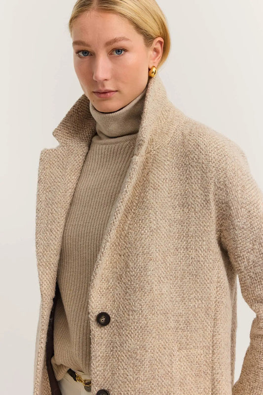 BUGATTI BIEGE WOOL COAT