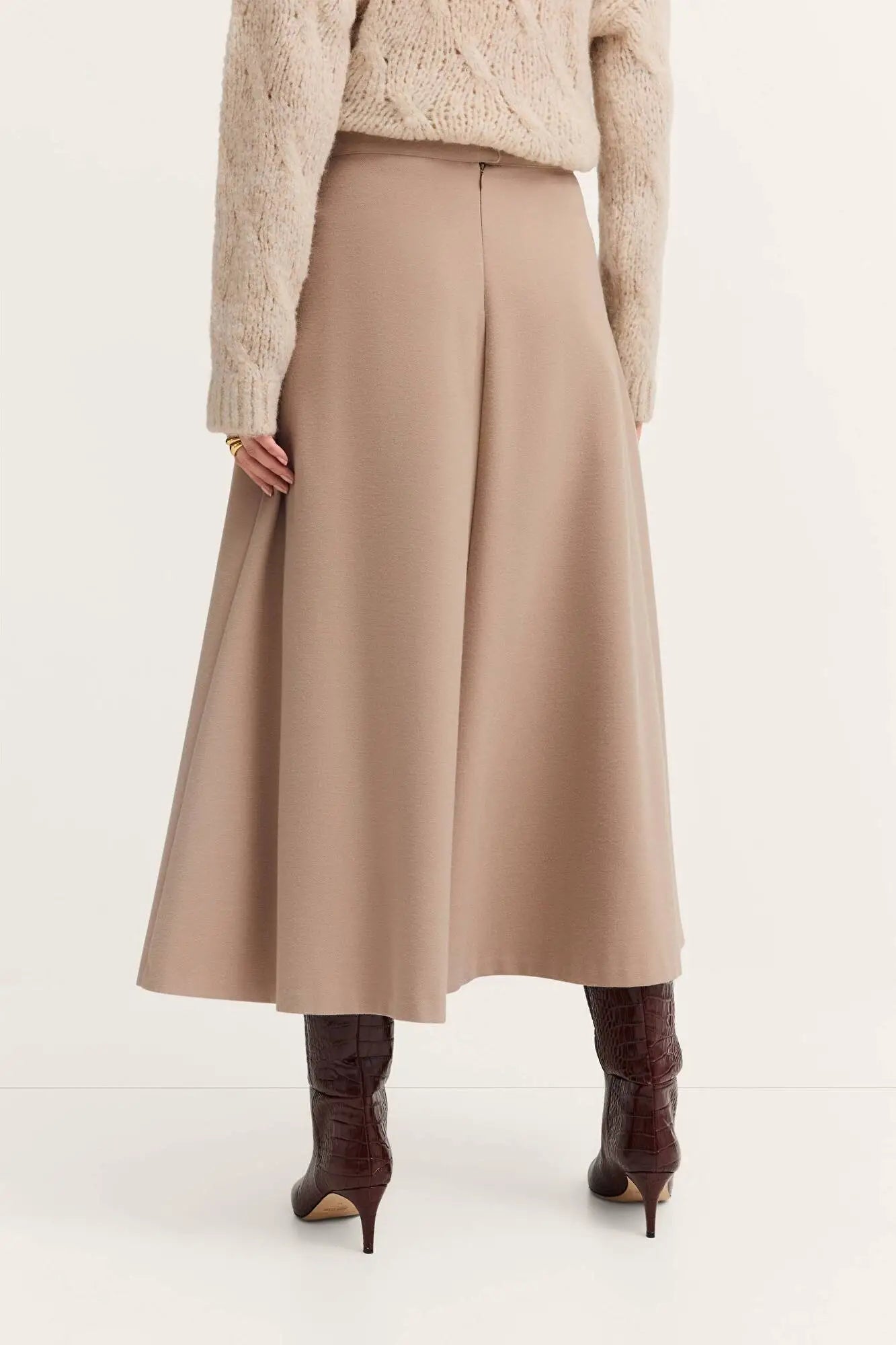BUGATTI BEIGE ALINE SKIRT