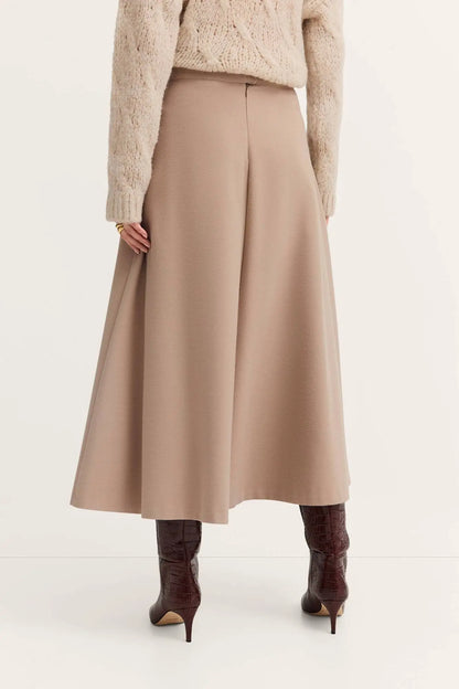 BUGATTI BEIGE ALINE SKIRT