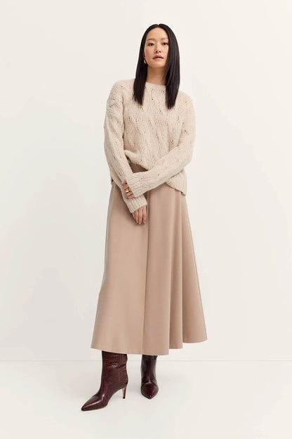 BUGATTI BEIGE ALINE SKIRT