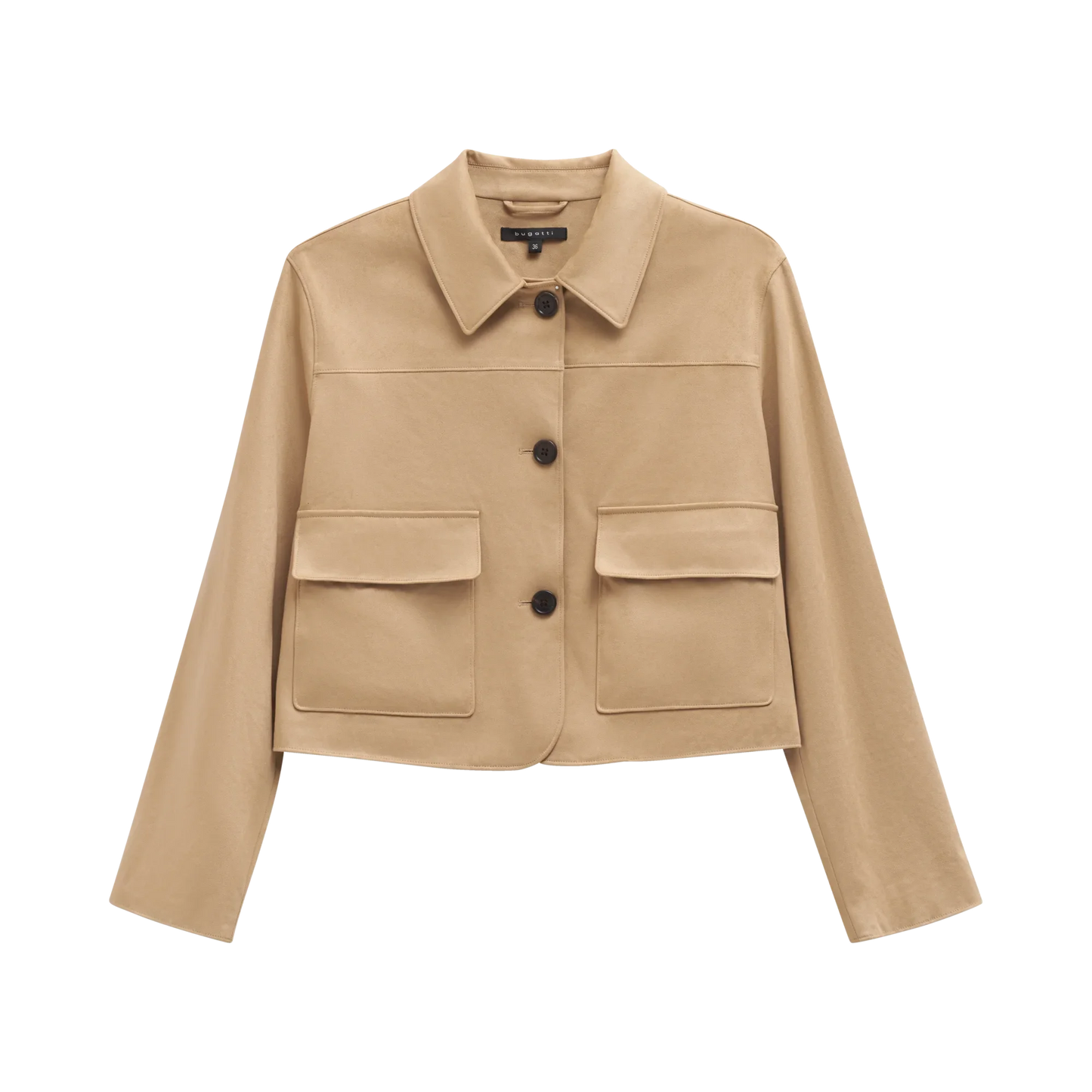 BUGATTI LONG SLEEVED SUEDE LIKE JACKET