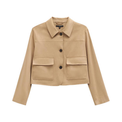 BUGATTI LONG SLEEVED SUEDE LIKE JACKET